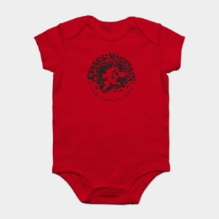 TEXTURE -  SPLAISH MOUNTAIN 25th black Baby Bodysuit